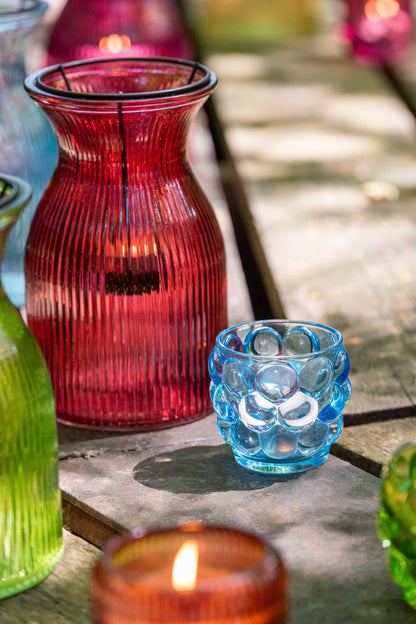 Theelichthouder Lopa Glas Mix Assortiment Van 6