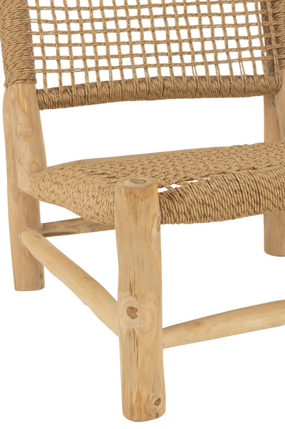 Sofa Vita Teak/Plastic Natural