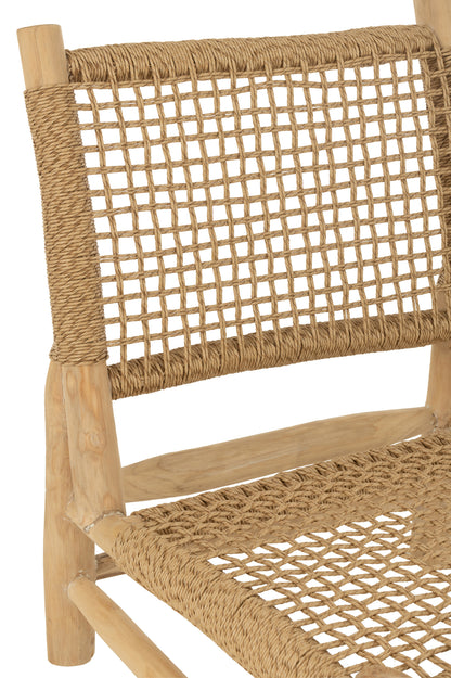 Sofa Vita Teak/Plastic Natural