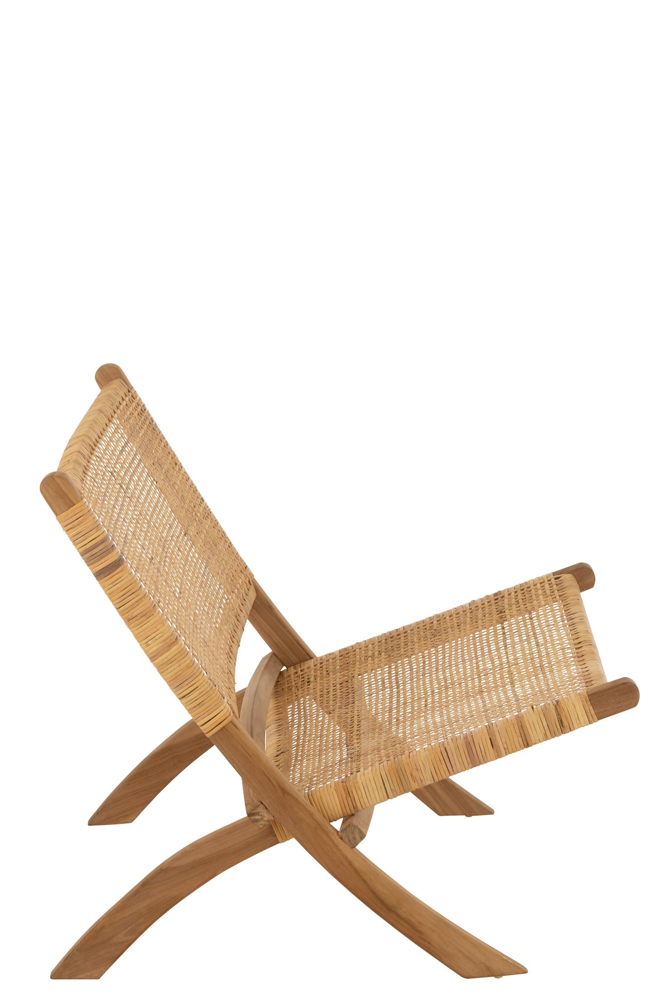 Vouwstoel Rattan/Teak Naturel