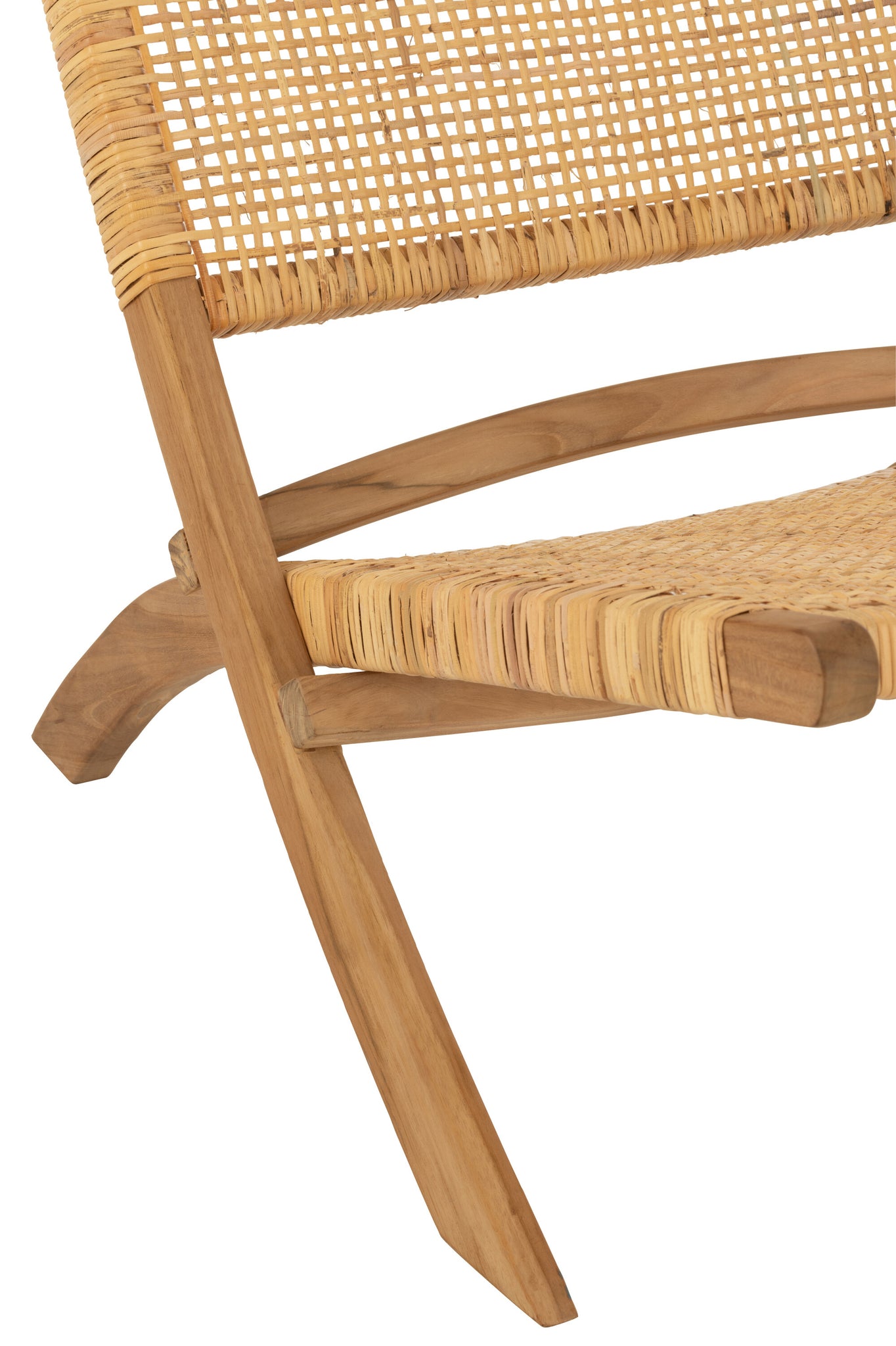 Vouwstoel Rattan/Teak Naturel