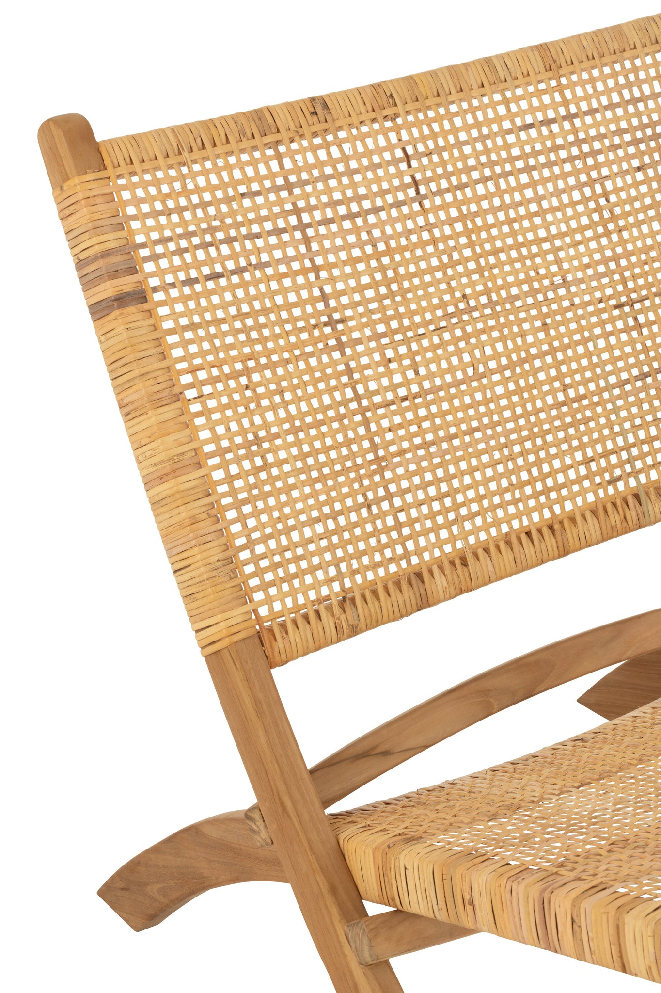 Vouwstoel Rattan/Teak Naturel