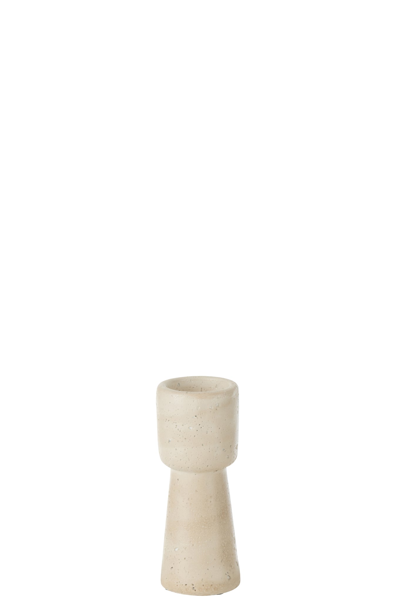 Kaarsenhouder Olina Cement Crème Klein