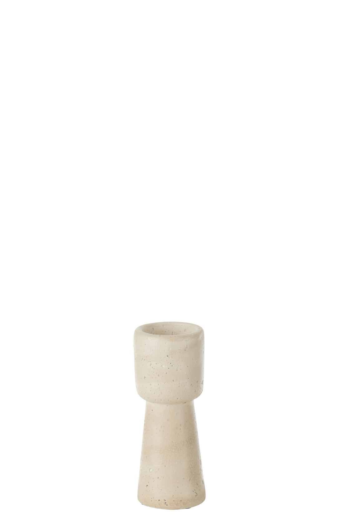 Kaarsenhouder Olina Cement Crème Klein