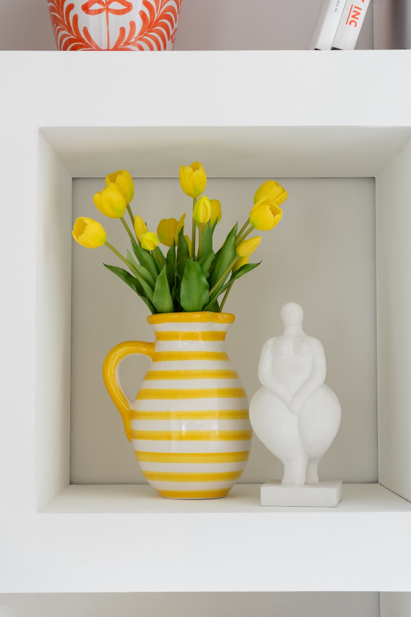 Beeldje Moderne Venus Cement Wit Assortiment Van 2