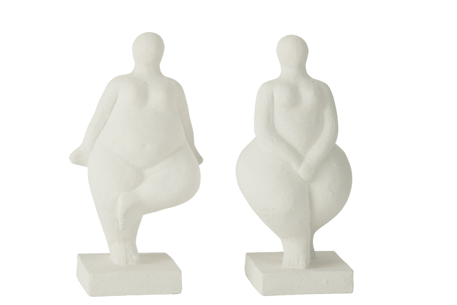 Beeldje Moderne Venus Cement Wit Assortiment Van 2