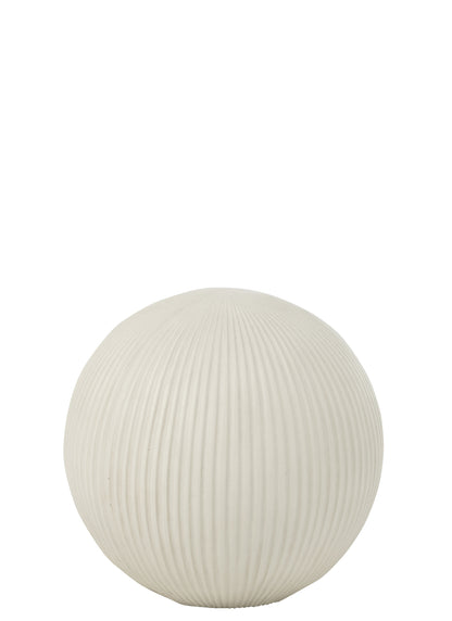 Bal Deco Klei Wit Medium