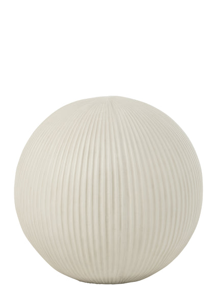 Bal Deco Klei Wit Groot