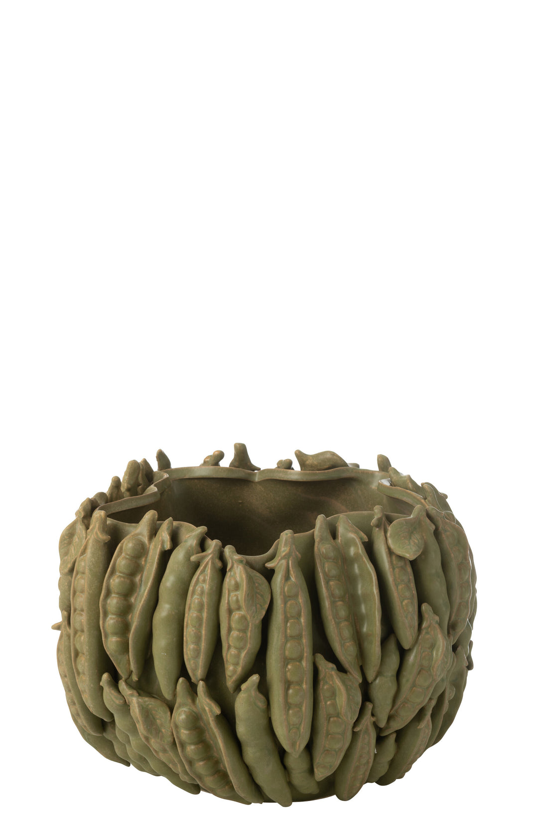Vaas Botanica Erwten Breed Klei Groen