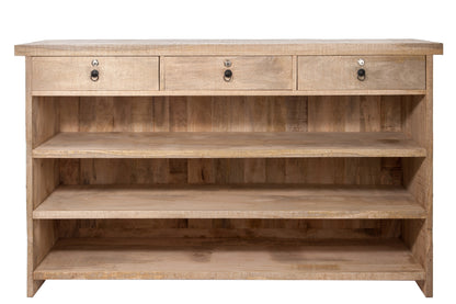 Bar 3 laden + 3 planken hout natuurlijk