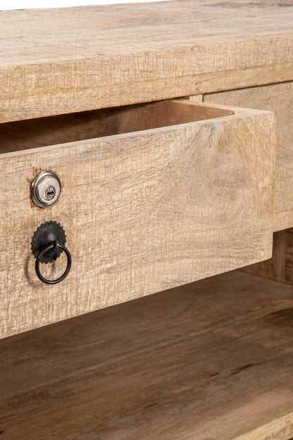 Bar 3 laden + 3 planken hout natuurlijk