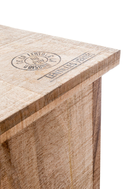 Bar 3 laden + 3 planken hout natuurlijk