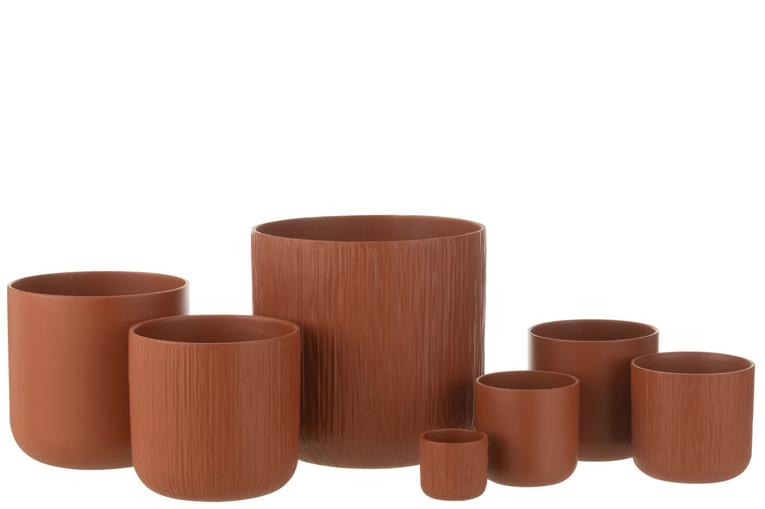 Bloempot Gen Keramiek Bruin Extra Extra Groot Assortiment Van 2