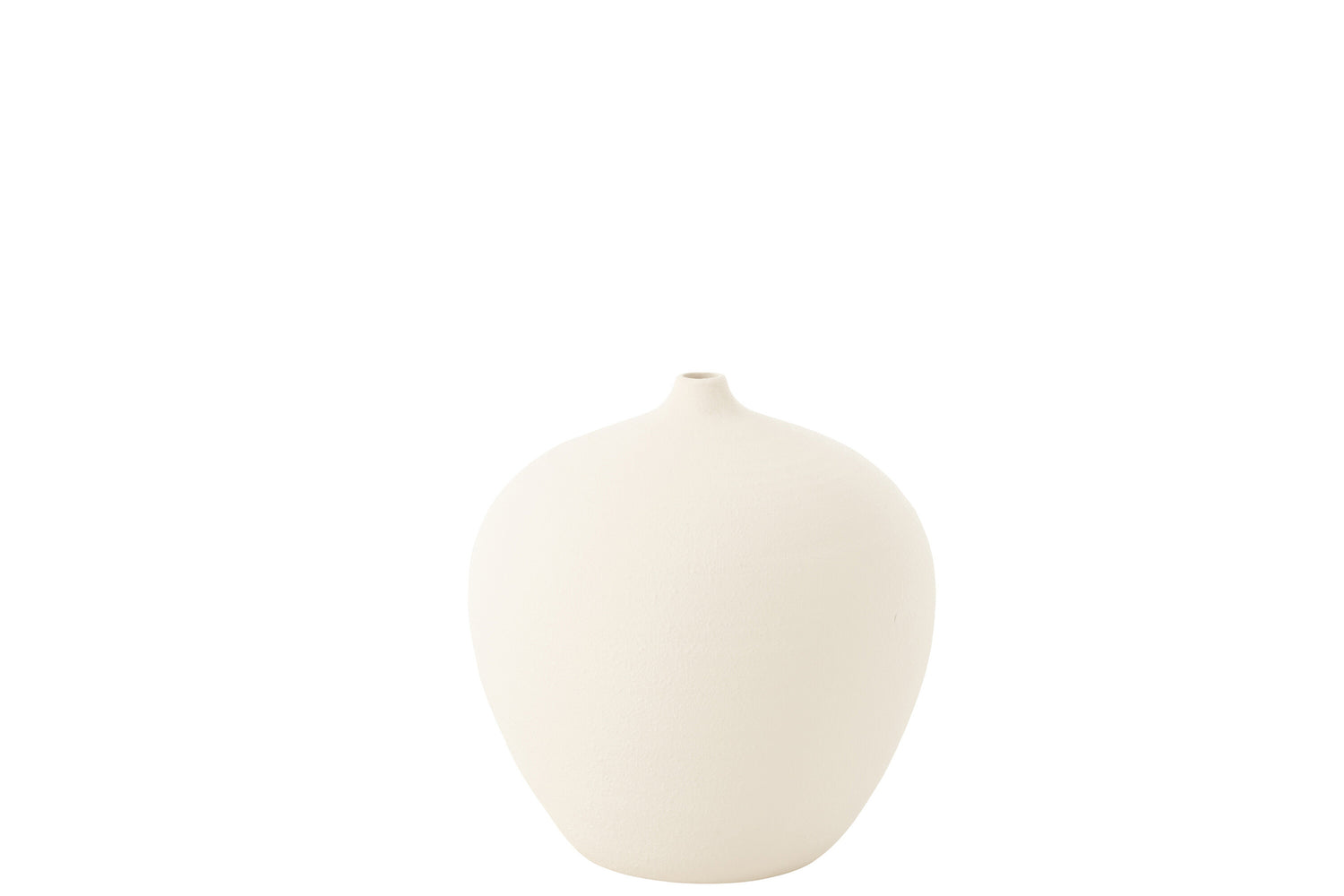 Vaas Fles Cassia Klei Wit