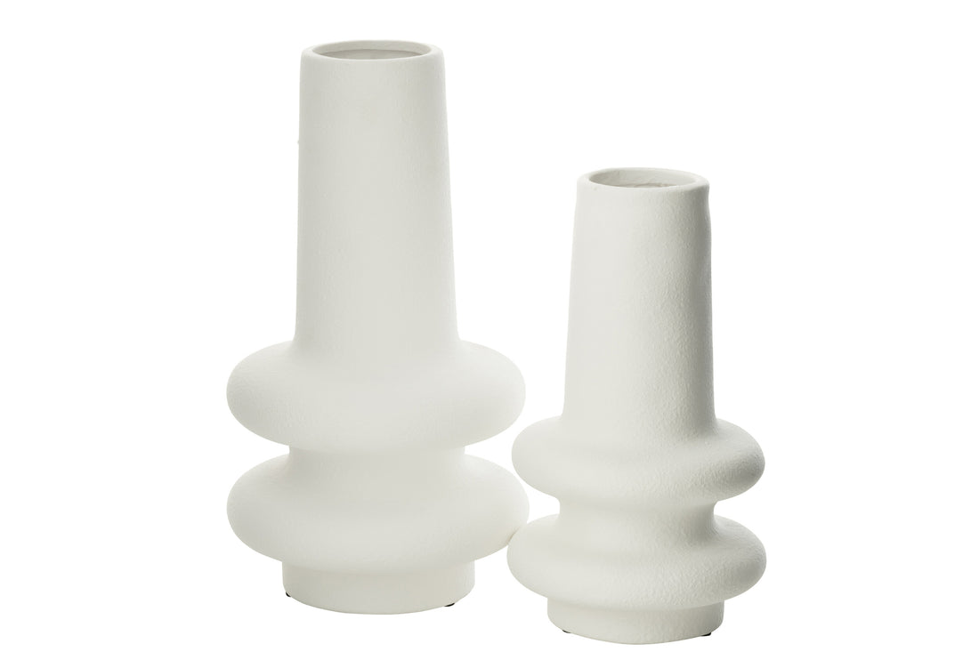 Vase Lyra Clay White Large