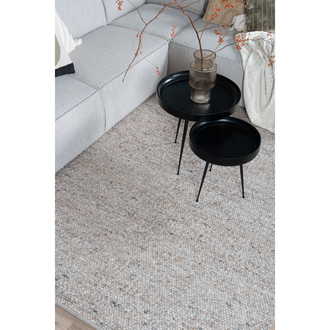 Vloerkleed Stone Donker Beige 417 – 240 x 340 cm