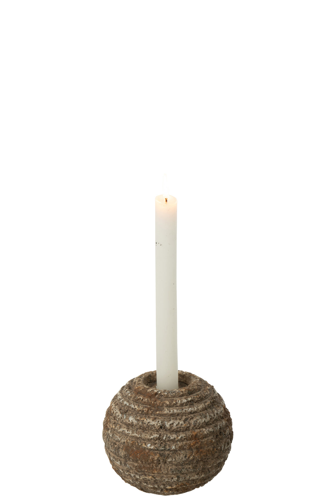 Kaarsenhouder Antiek Rond Cement Klein