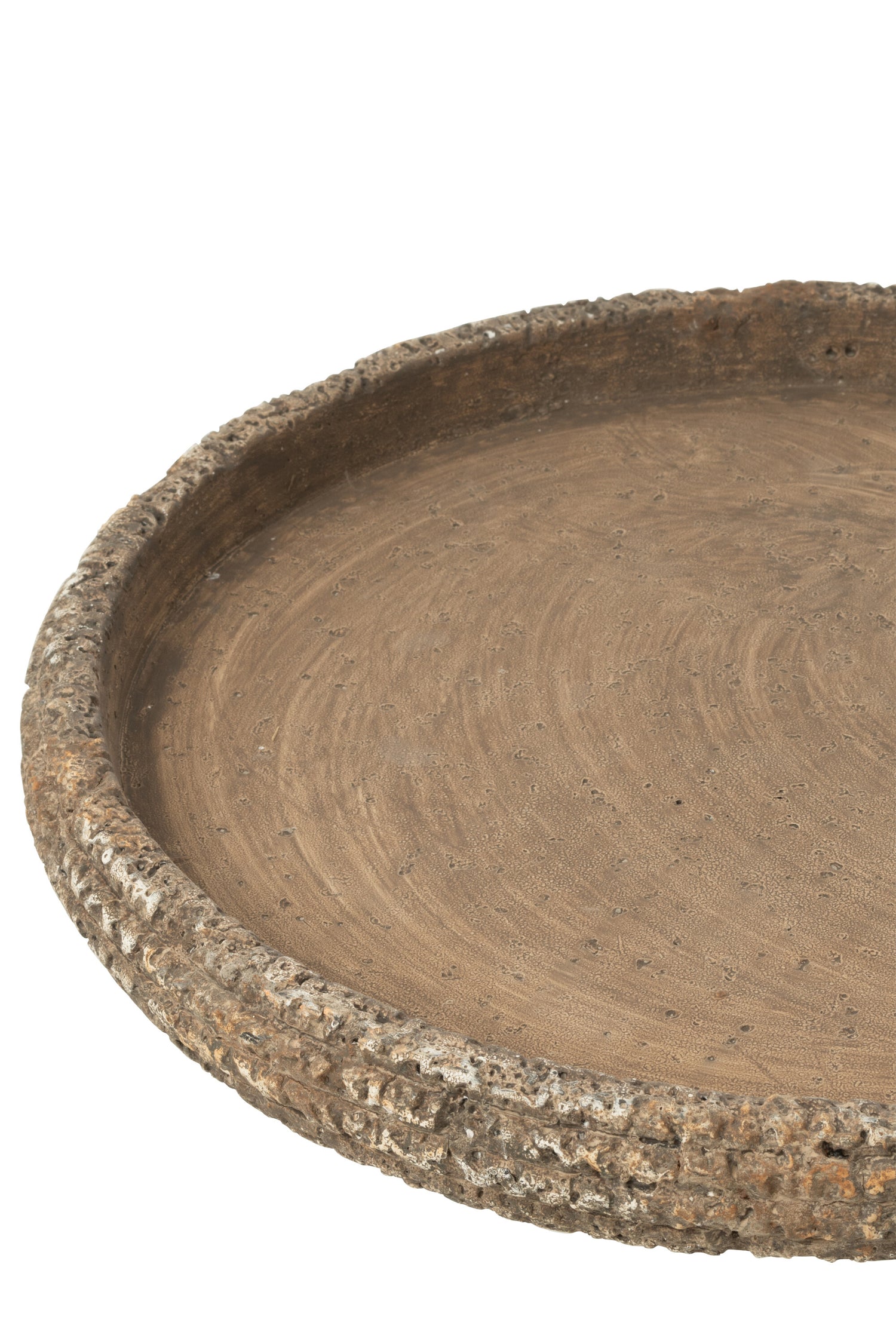 Set van 2 decoratieve dienbladen antiek cement