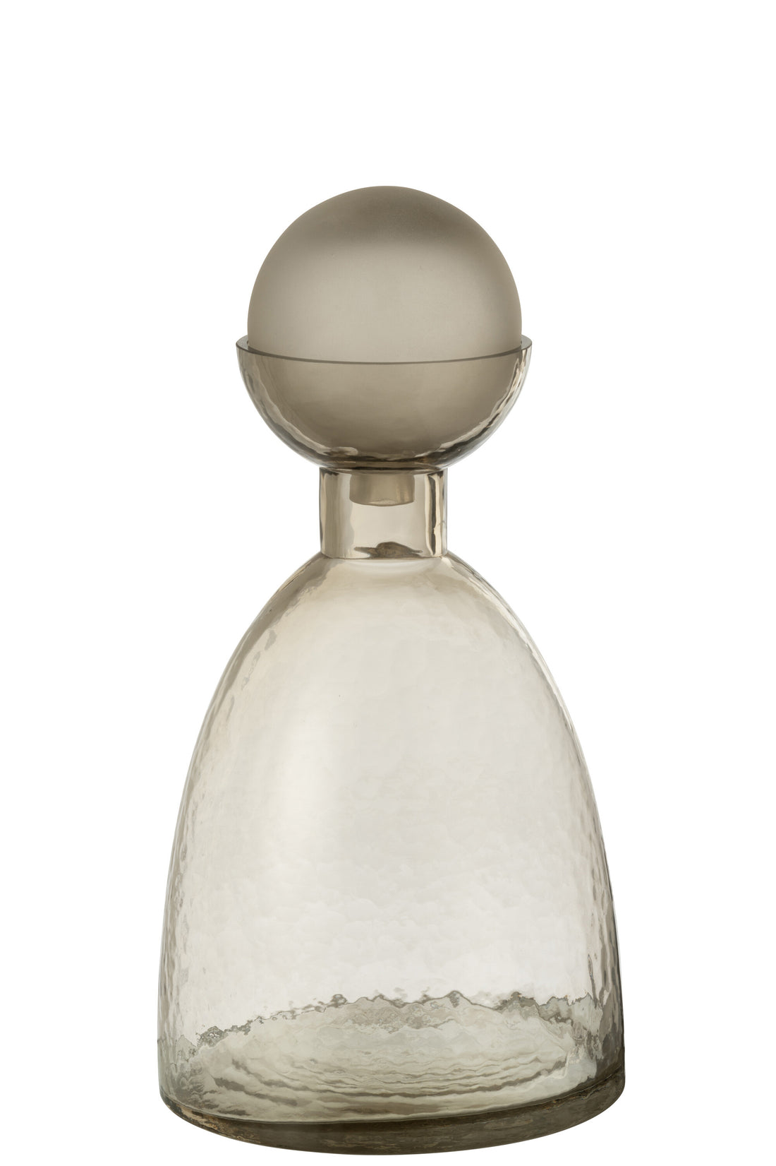 Vaas Fles+Dop Yara Glas Greige Medium