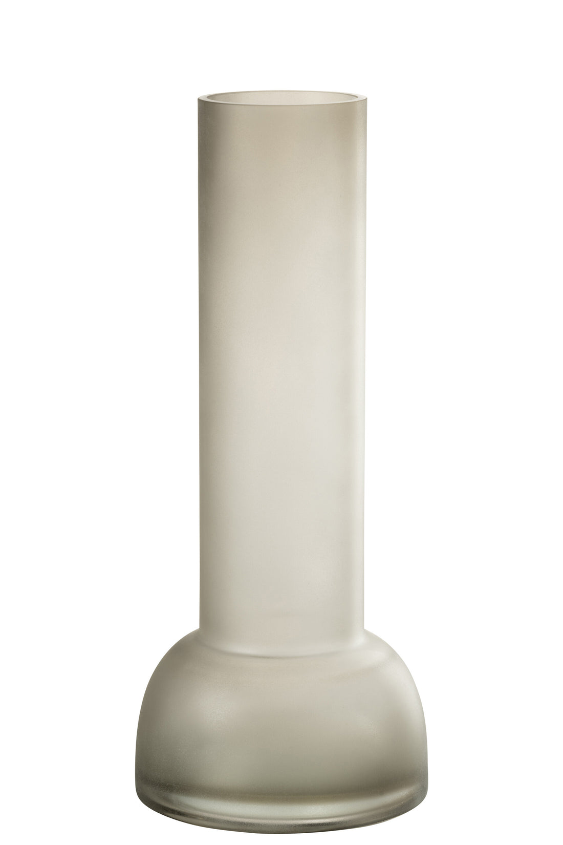 Vaas/Kaarsenhouder Yara Glas Greige Groot