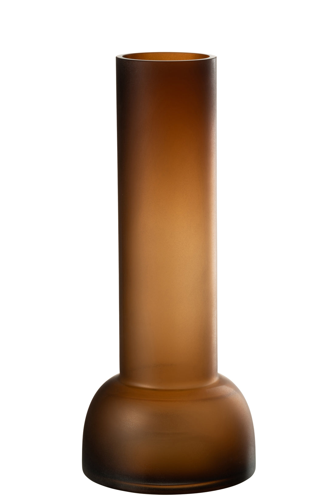 Vaas/Kaarsenhouder Yoko Glas Bruin Groot