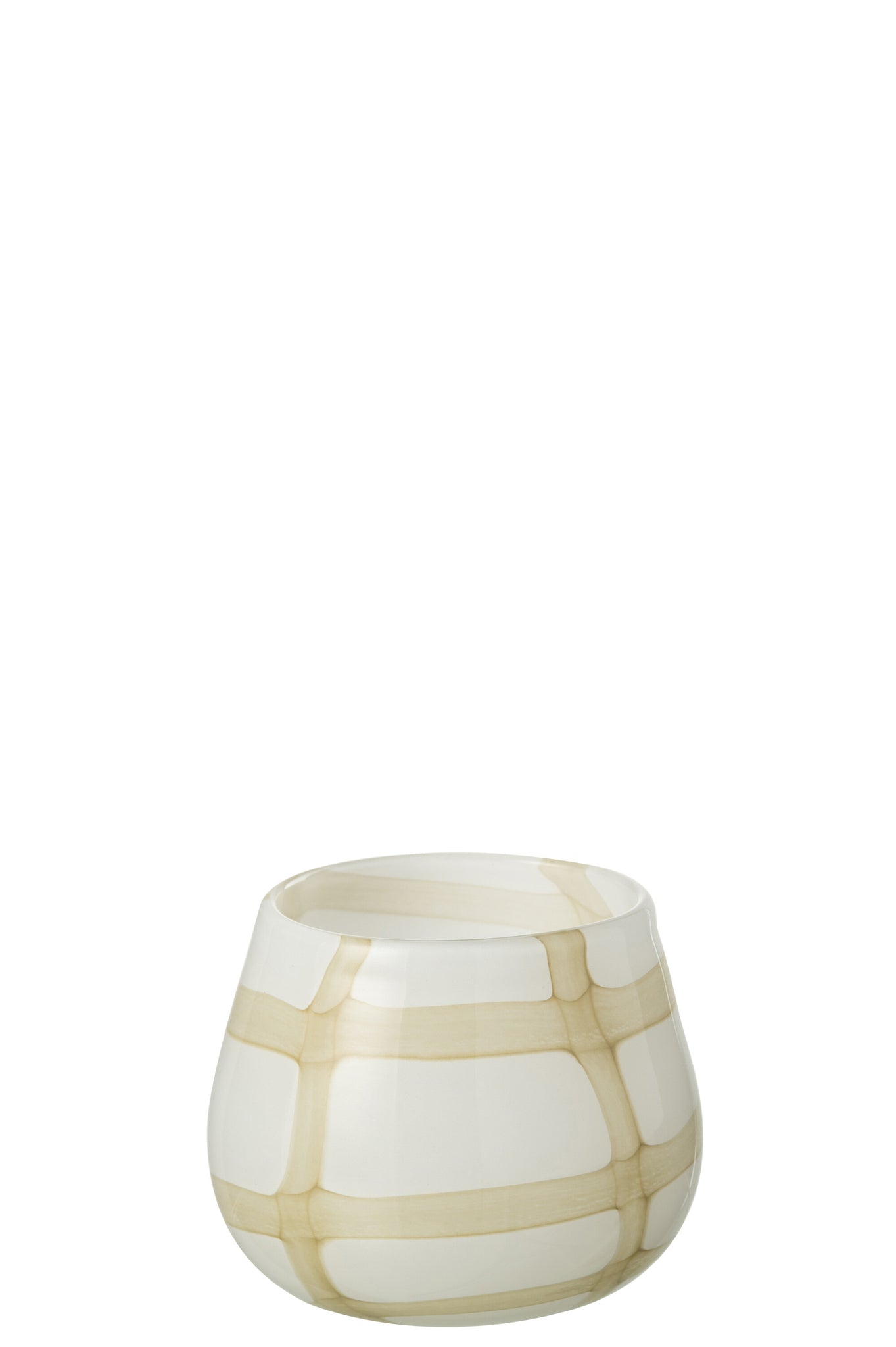 Orkaan Fuzzy Glas Wit/Groen