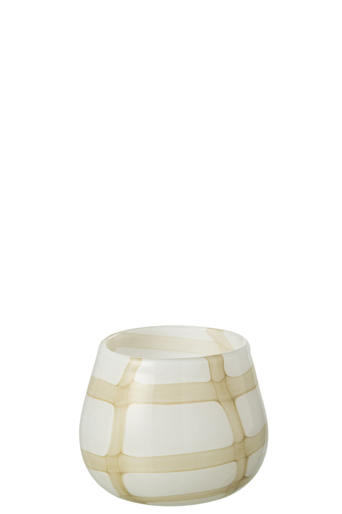 Orkaan Fuzzy Glas Wit/Groen