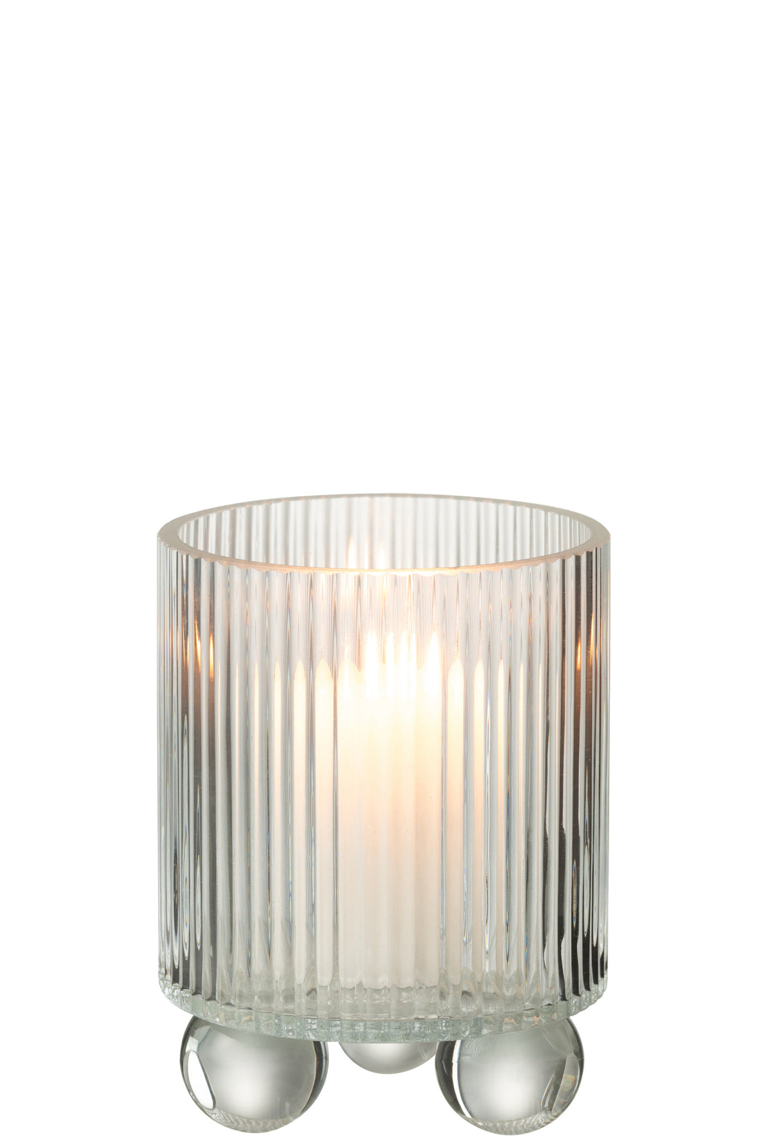 Orkaan Clara Glas Transparant Klein