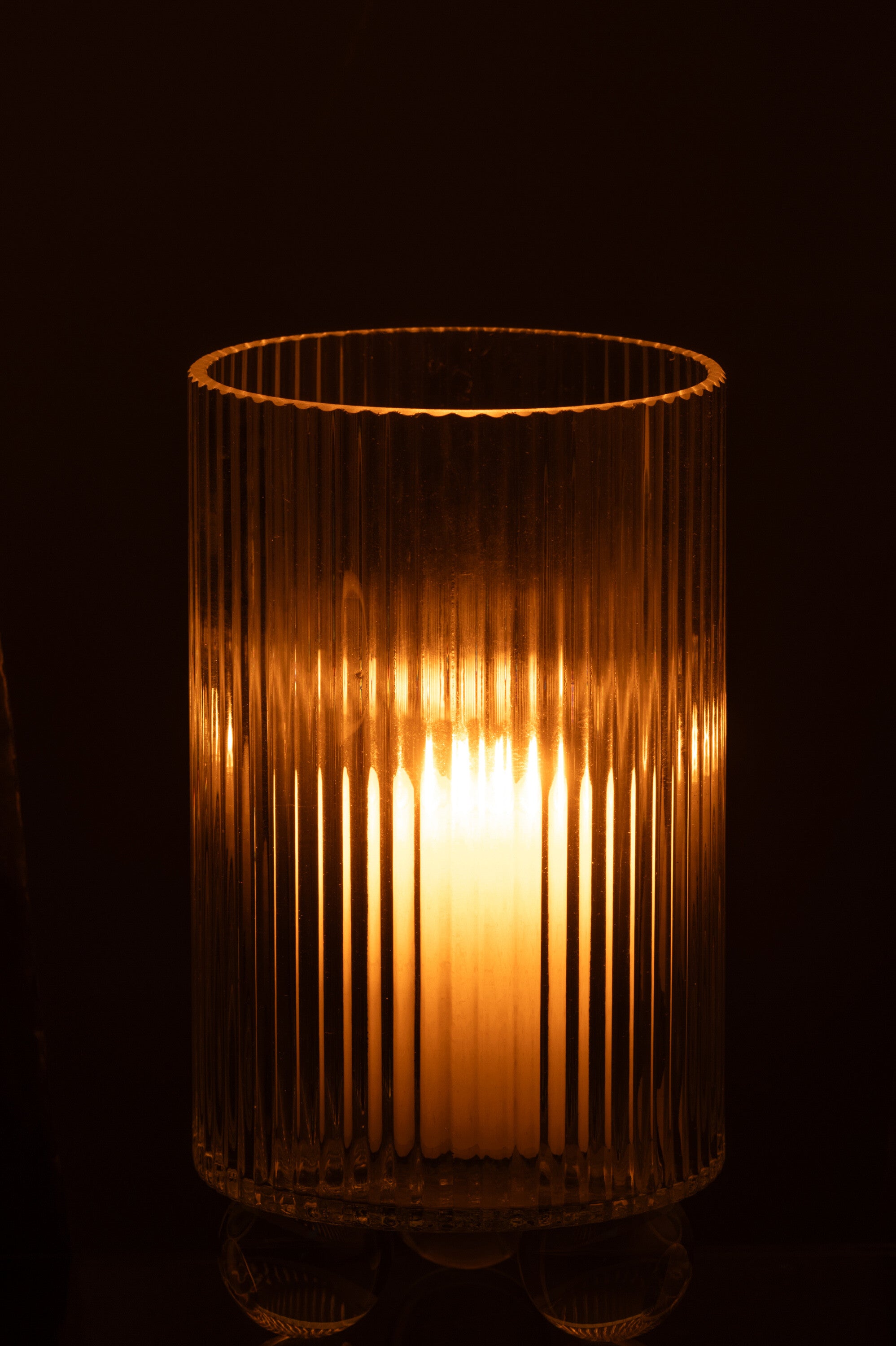 Orkaan Clara Glas Transparant Groot
