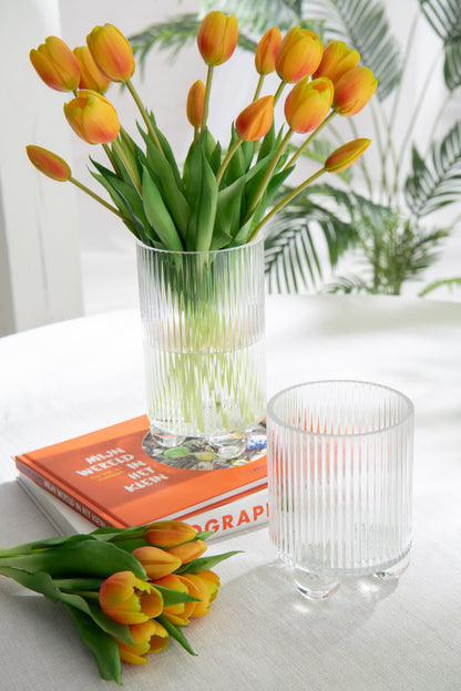 Orkaan Clara Glas Transparant Groot