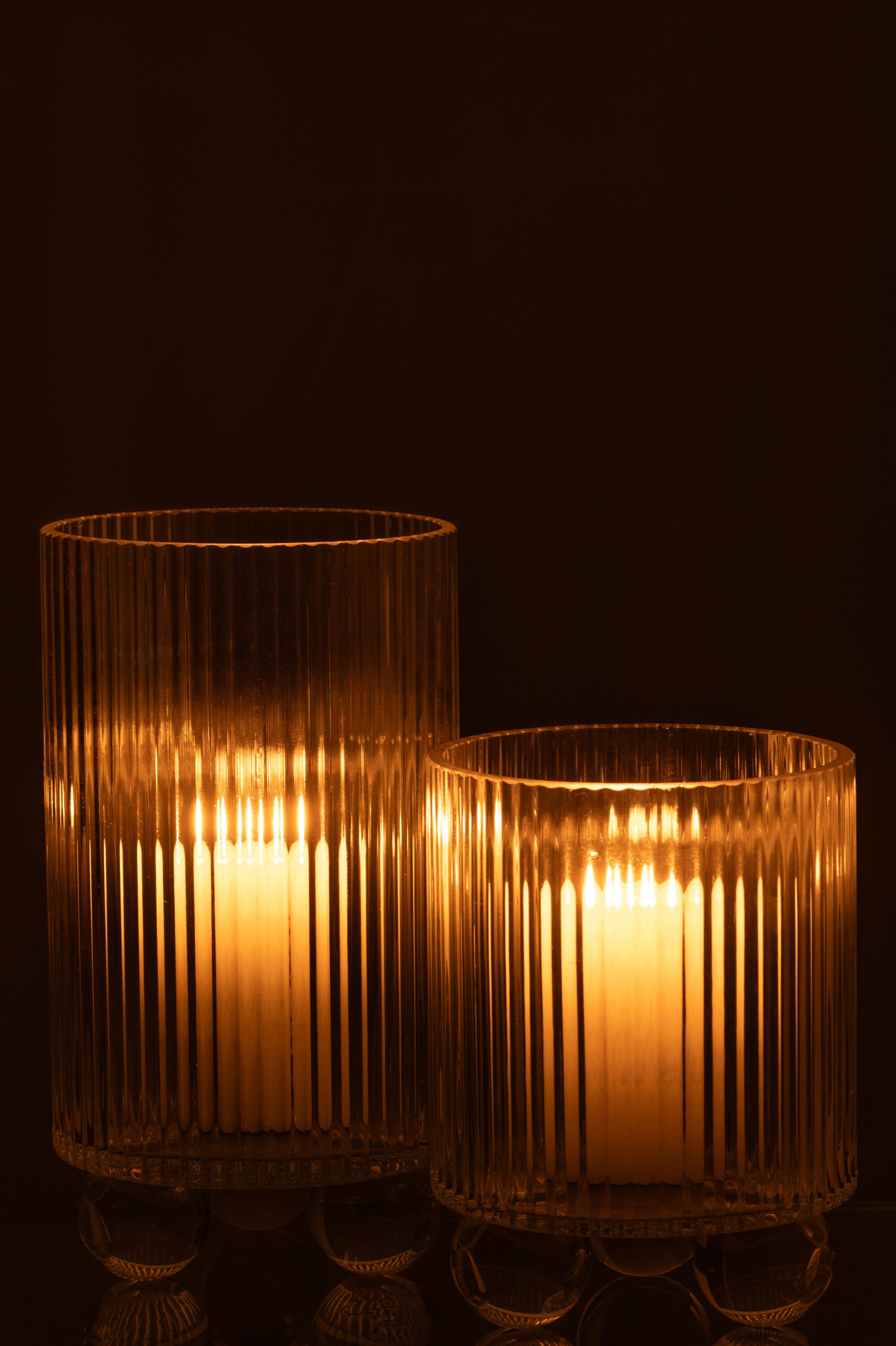 Orkaan Clara Glas Transparant Groot