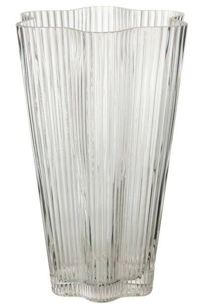 Vaas Clara Glas Transparant Groot