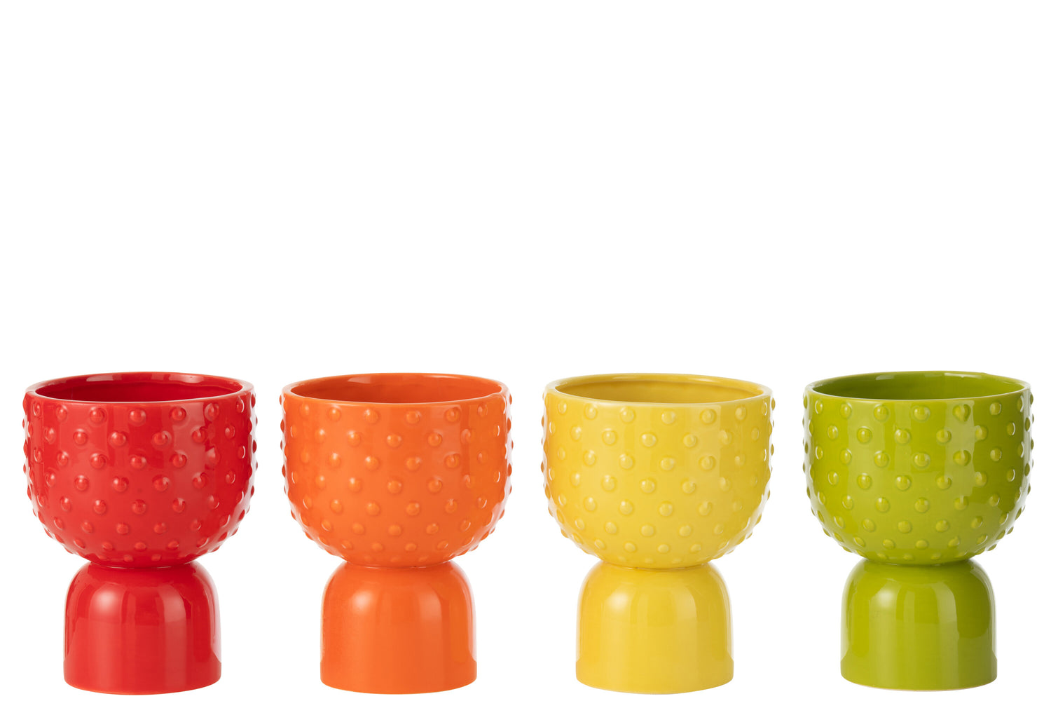 Vaas Pitaya Keramische Mix Assortiment Van 4