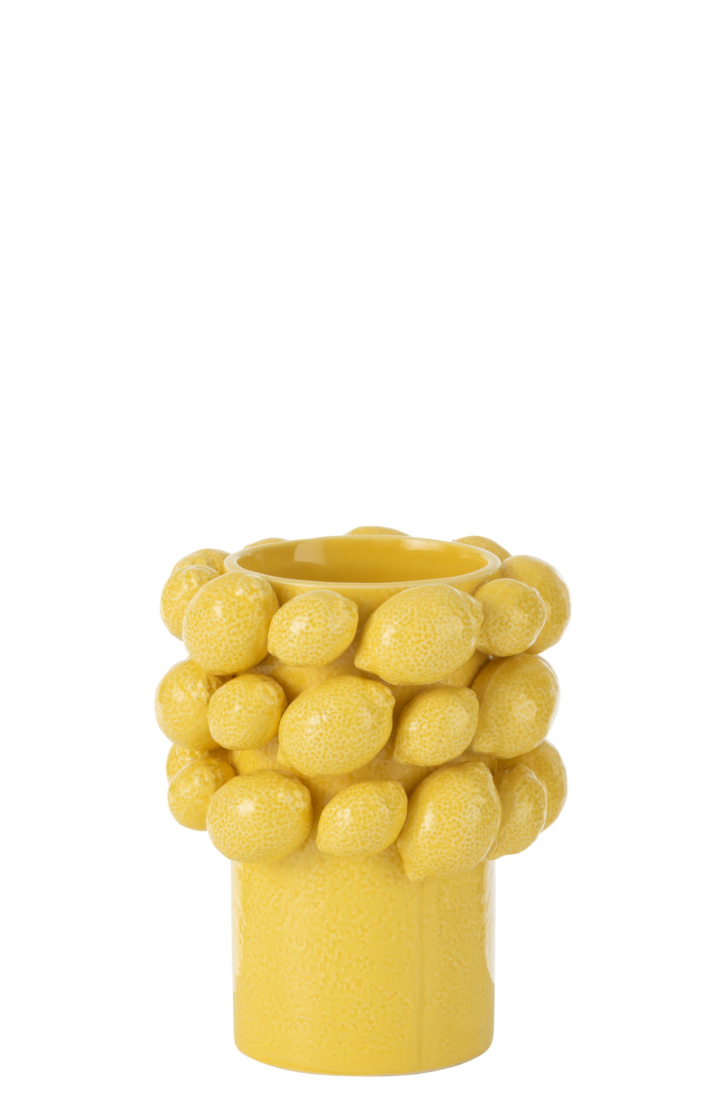 Vaas Citroenen Keramiek Geel Klein