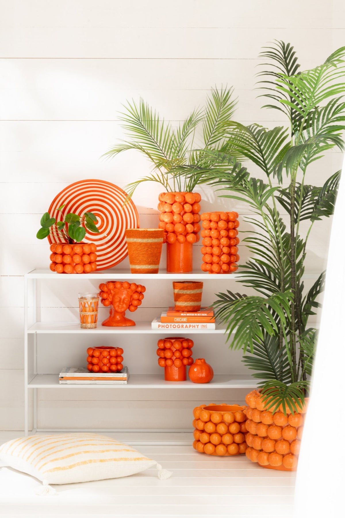 Vaas Oranje Keramiek Oranje Groot