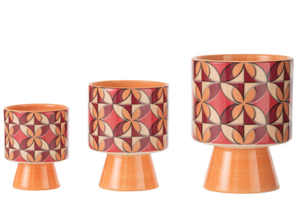 Bloempot Op Voet Trivial Keramiek Mix Groot