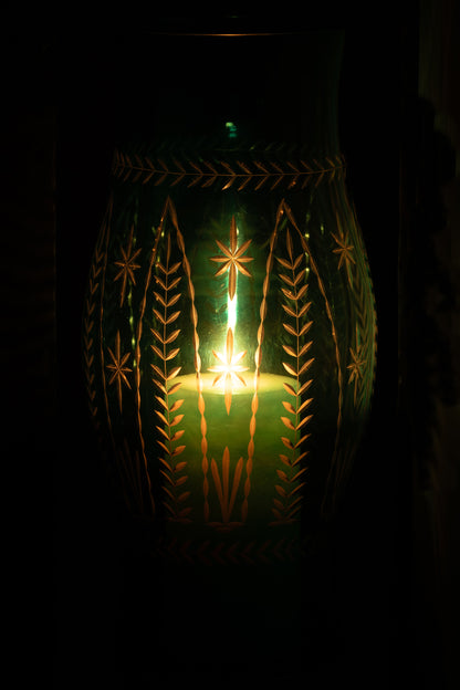 Orkaan Tarifa Glas Azuurblauw Groot