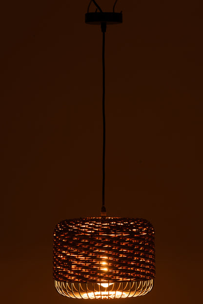Plafondlamp Metaal Natuurlijk