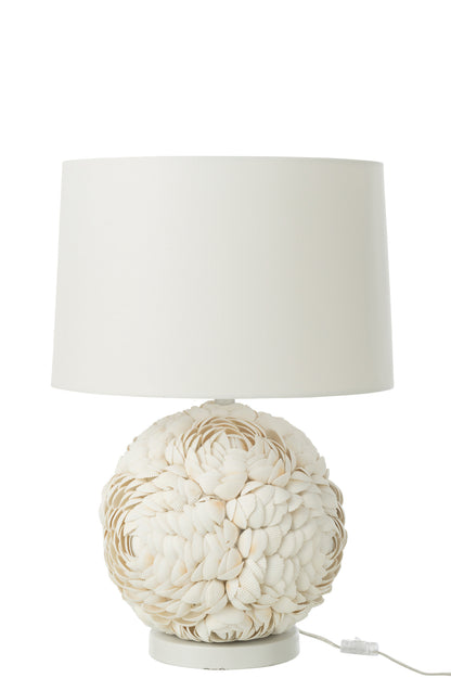 Table Lamp Shell White Large