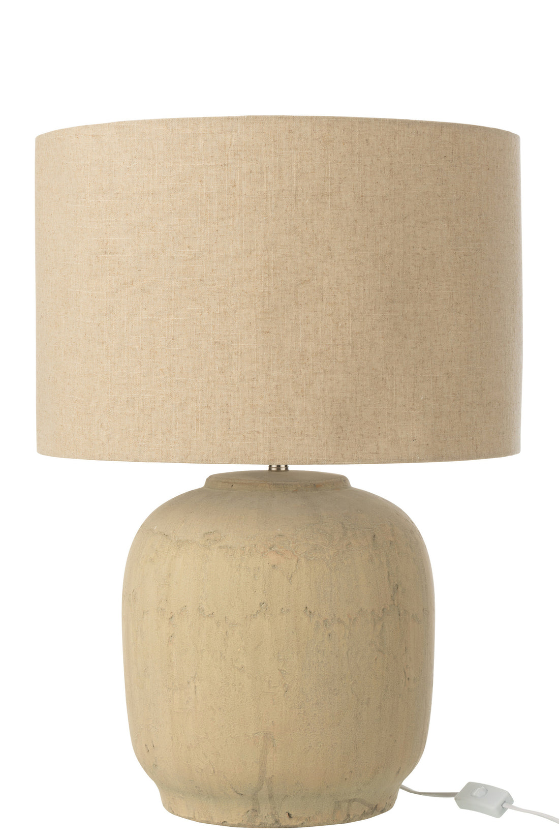 Tafellamp Mia Terracotta Beige Groot