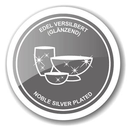 EDZARD voorraadpot konijn, deksel verzilverd en aanslagbestendig, hoogte 12 cm, diameter 9 cm