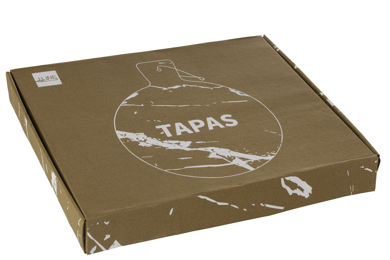 Cheese Board Round Tapas Marble White