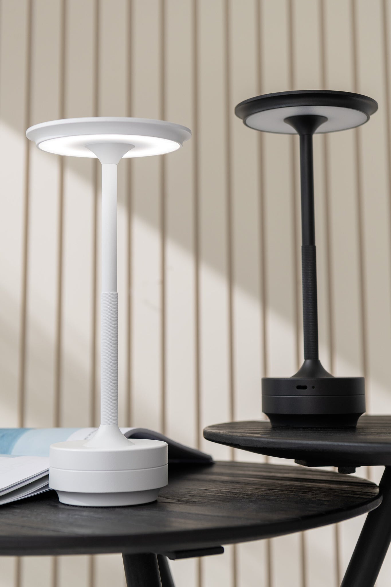 Table Lamp Led Touch Plastic Black