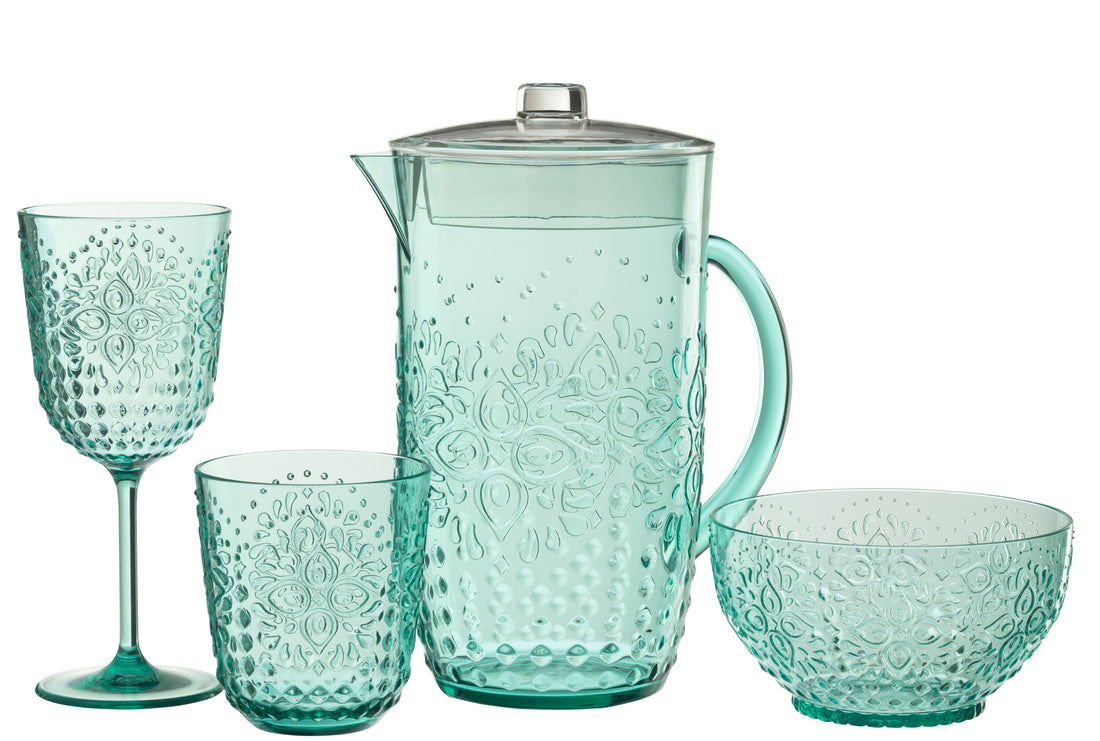 Kan Plastic Aqua Blauw