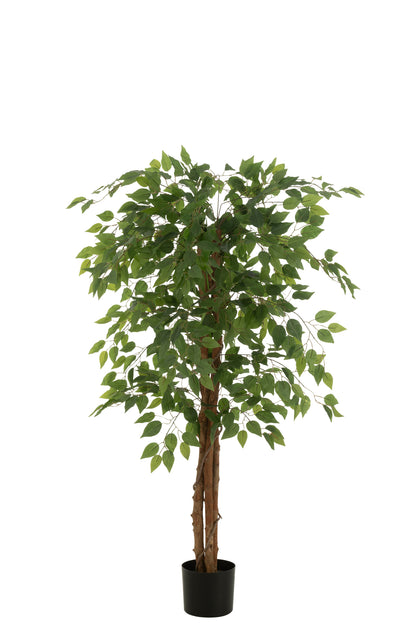 Ficusboom Pot Kunstmatig Helder Groen