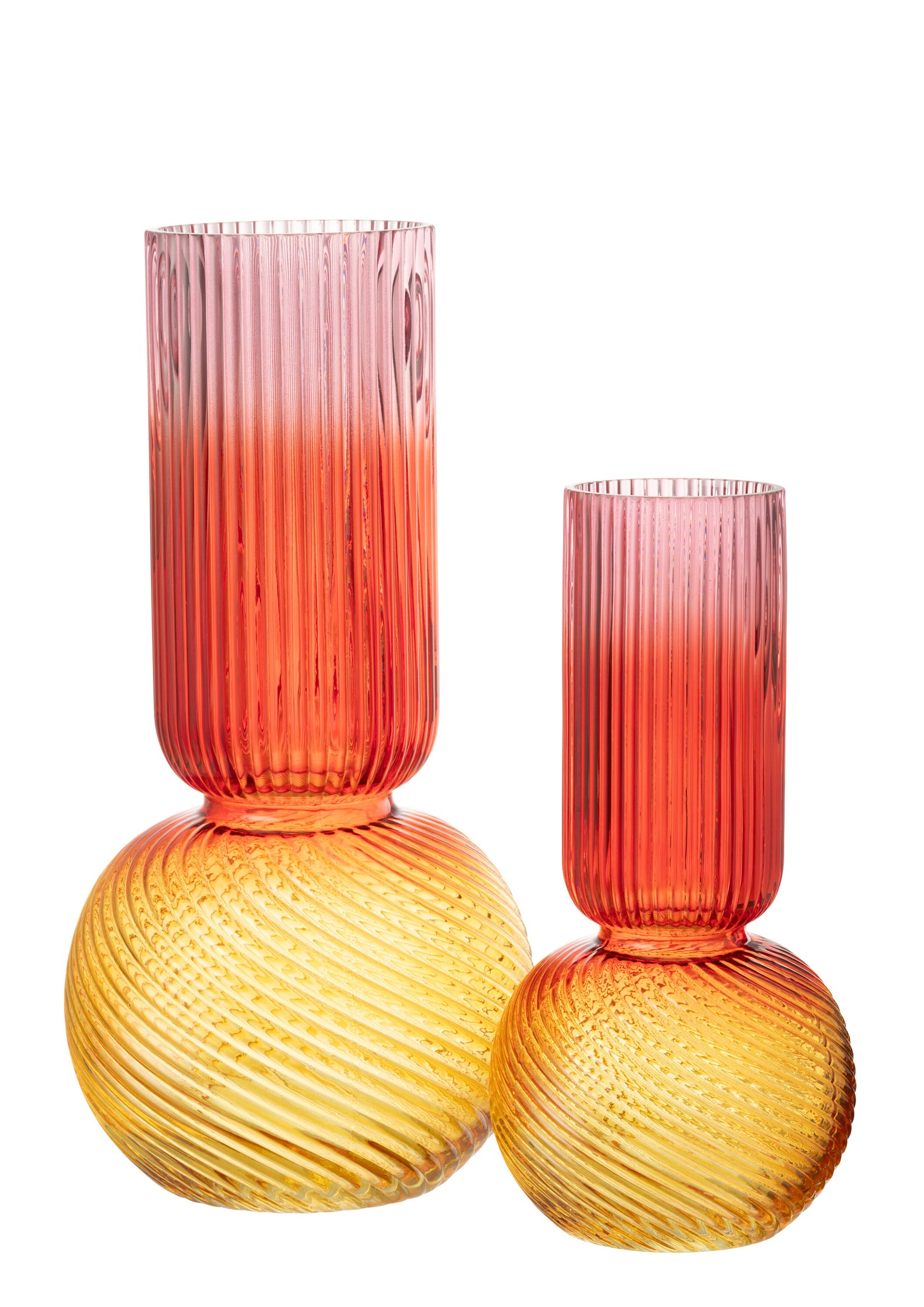 Vaas Aurora Glas Rood/Geel Groot