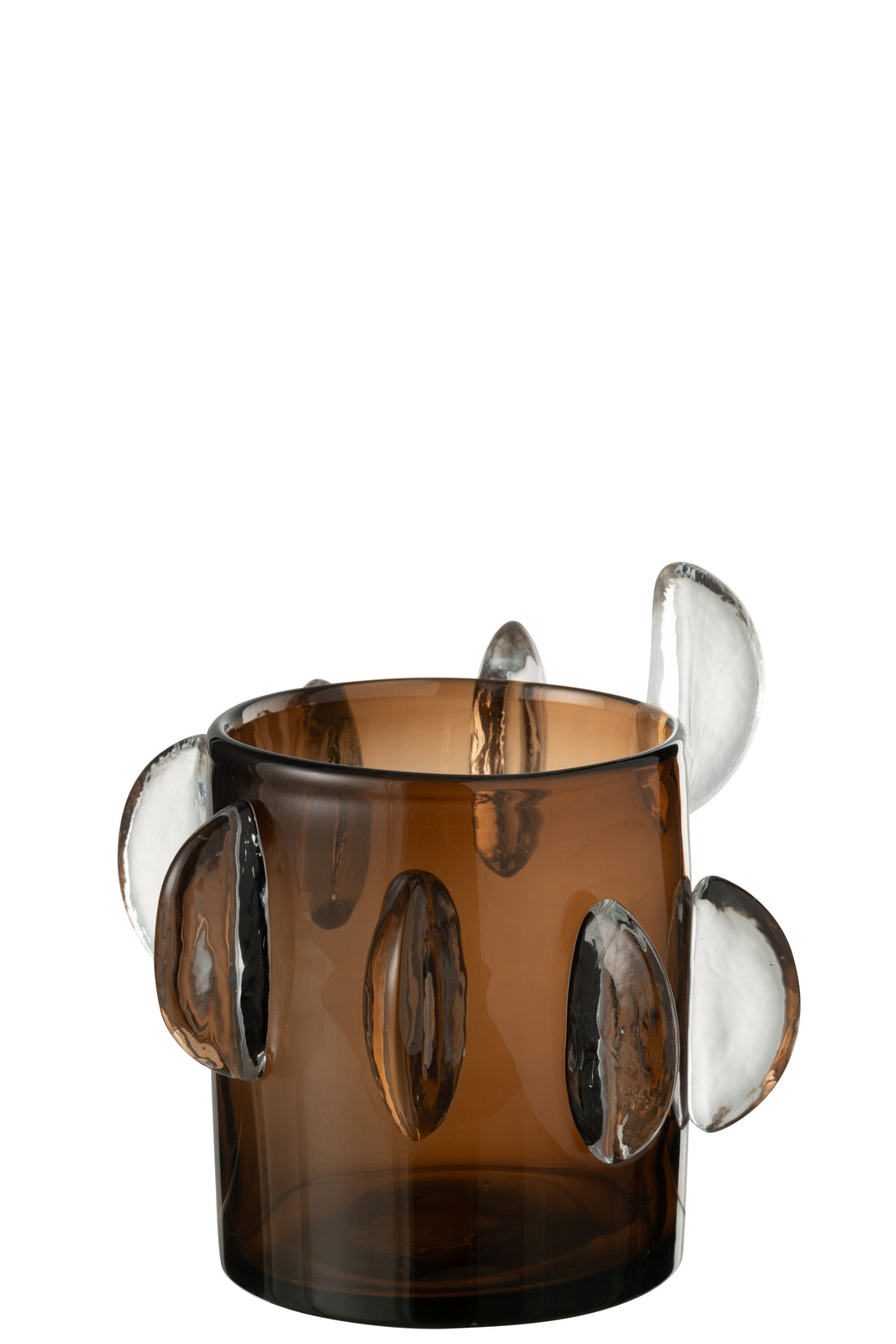 Vaas Steggy Laag Glas Bruin
