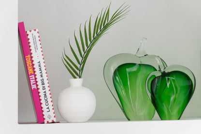 Set van 3 papiergewicht Malum glas groen/transparant