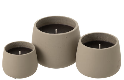 Buitenkaars Cyra Cement Grijs Groot-48 uur