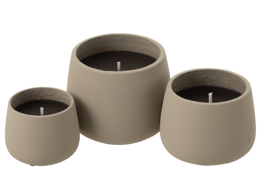 Buitenkaars Cyra Cement Grijs Groot-48 uur